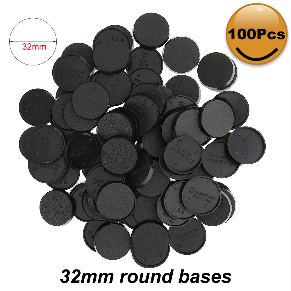 Action Figure Stand - MB432 Evemodel Miniaturowe Bazy 32mm Okrągłe