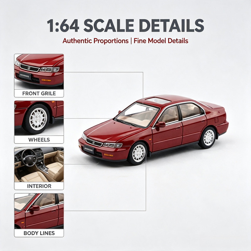 Xcartoys 1/64 Honda Accord Gen – Die Cast Car 1 64 recenzja i cena