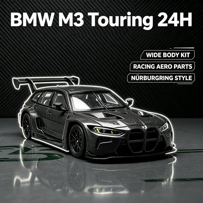 JiCar 1/64 BMW M3 touring 24H  – Die Cast Car 1 64 recenzja i cena